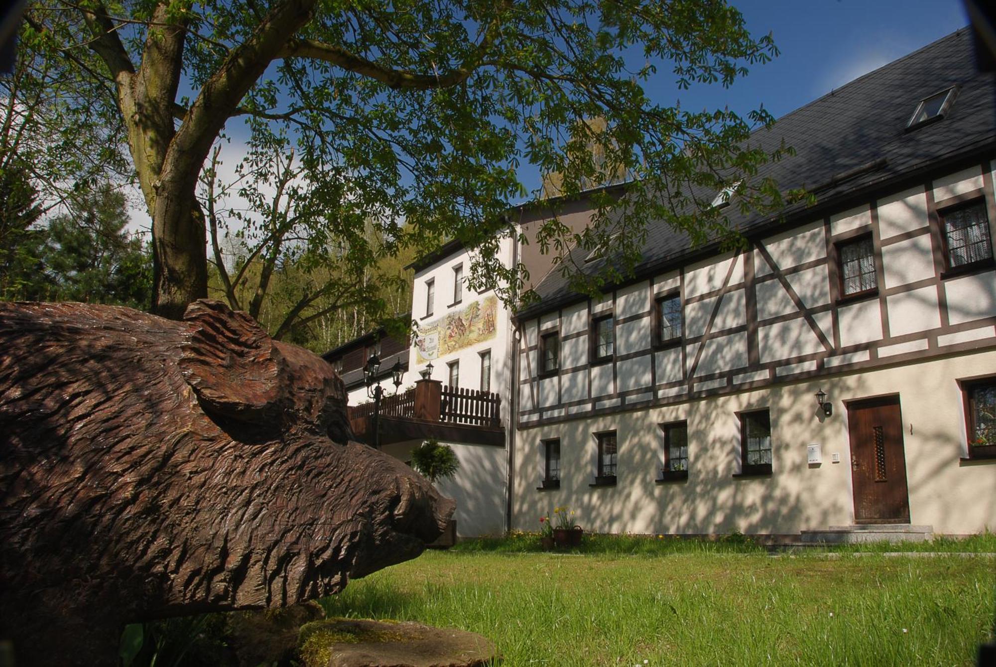 Waldgasthof & Hotel Am Sauwald Tannenberg Экстерьер фото